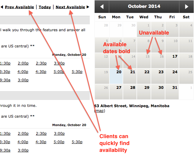 appointment scheduling BookedIN updated calendar