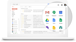 screenshot of all gsuite features