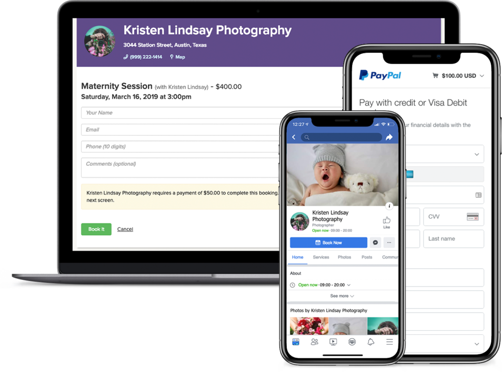 Photography Appointment Scheduling & Payments Software FREE Trial!