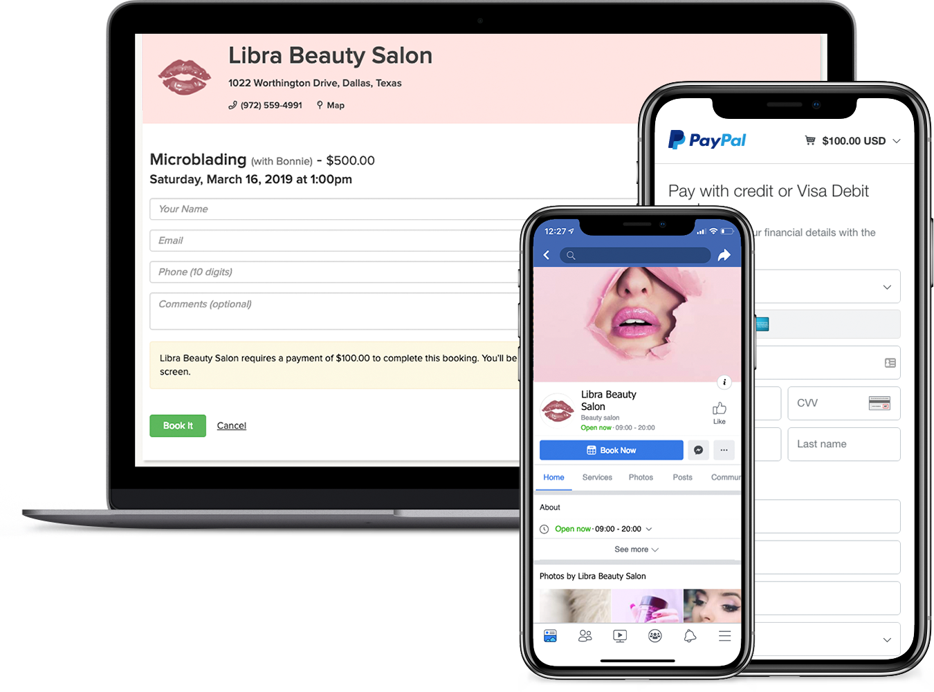 Beauty Salon Appointment Scheduling & Payments Software FREE Trial!