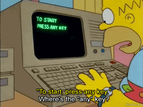 homer simpson doesn't understand computers