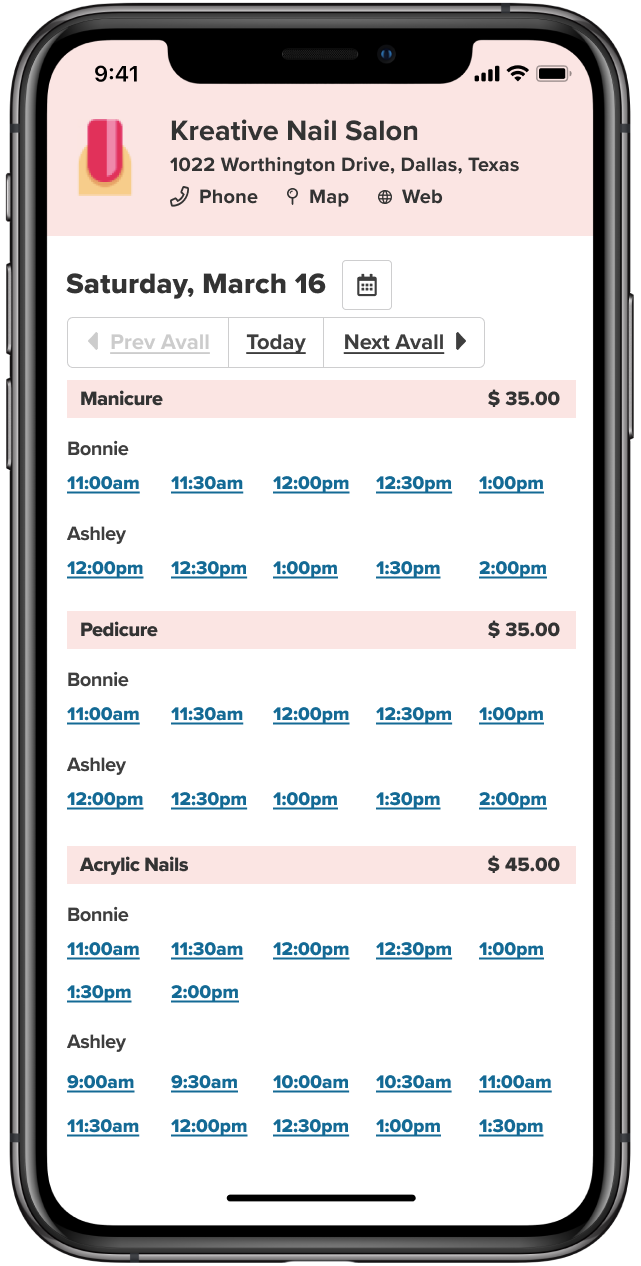 Nail Salon Appointment Scheduling & Payments Software FREE Trial!