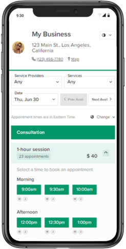 small business appointment app