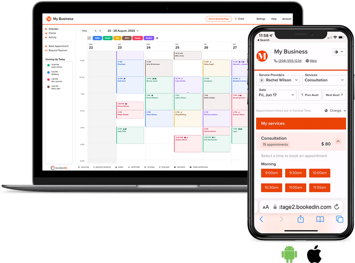 appointment booking and scheduling apps
