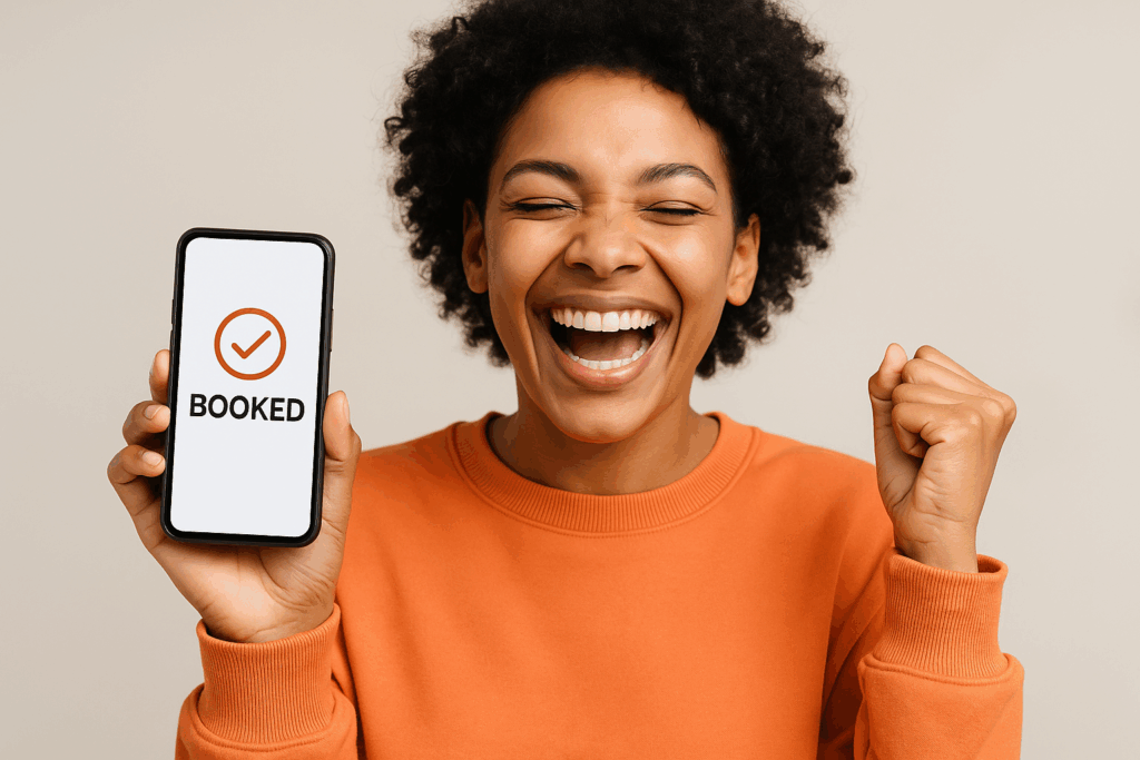 Booking appointments gives the customers a dopamine rush!
