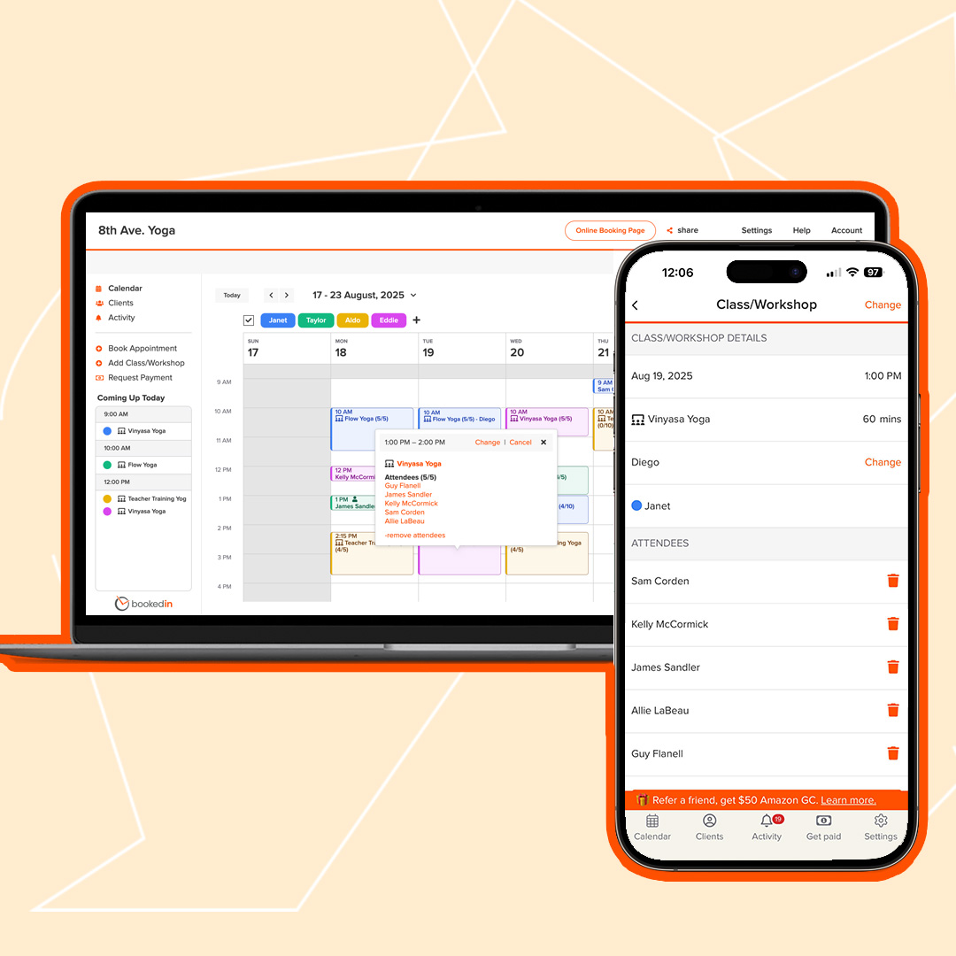 Discover how Bookedin’s new class scheduling feature helps small businesses.