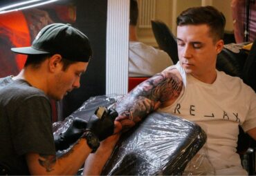 asking a tattoo artist to design for you