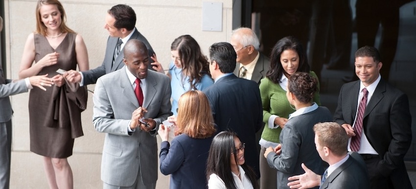 networking at industry events